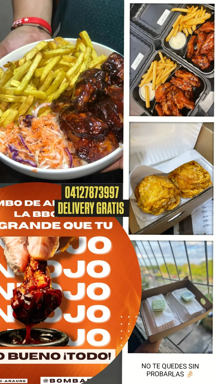 BOMBAS RELLENAS  — delivery en Acarigua y Araure